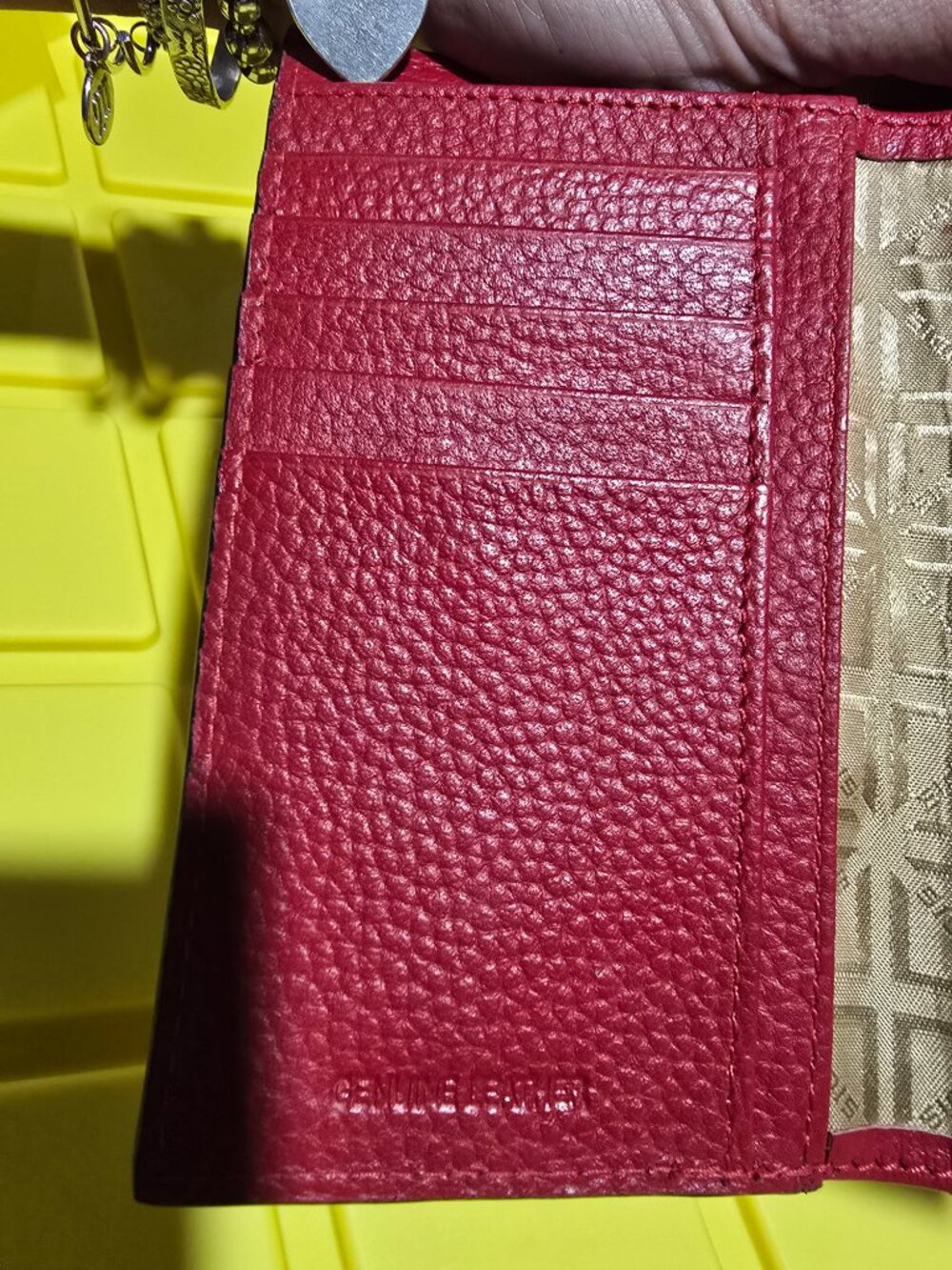 Lodis Kate N/S French Purse Red Leather RFID WalletLodis Kate N/Snap Closure EUC - Picture 13 of 15